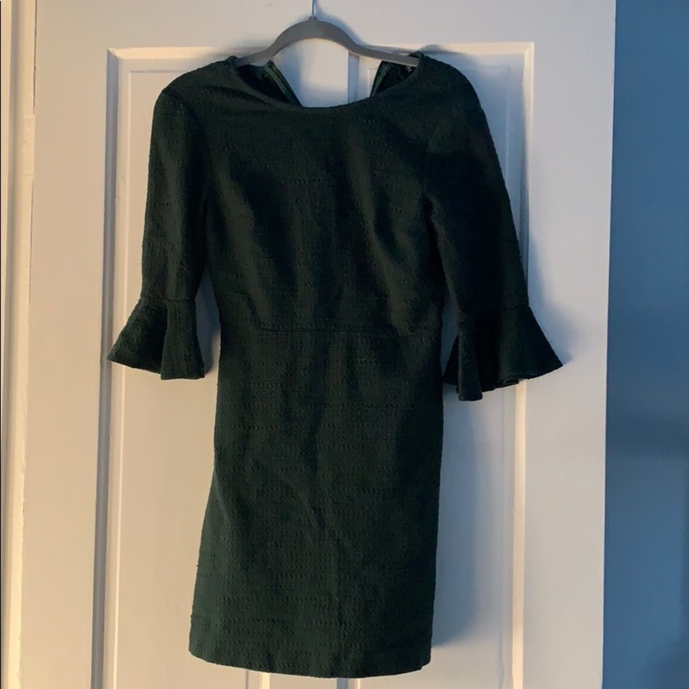 Topshop dress size 4US in hunter green